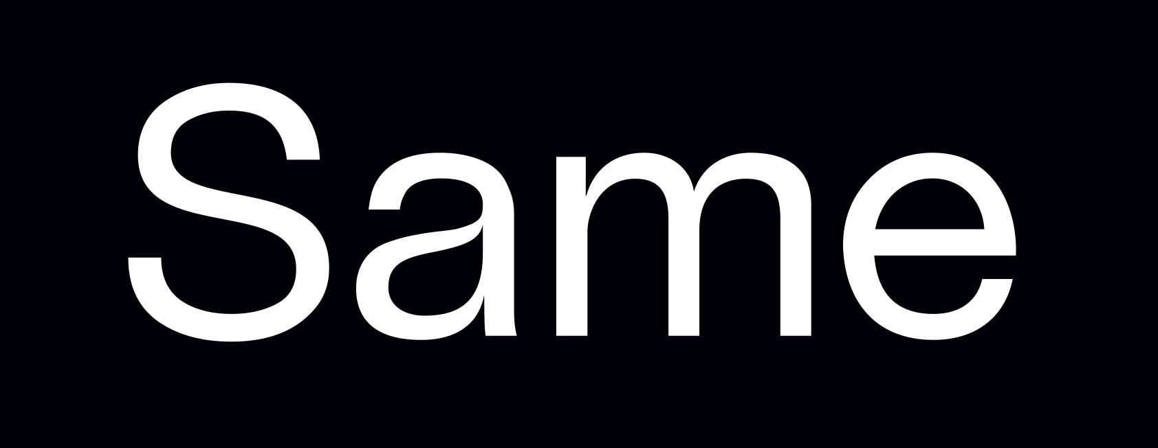 Same Ma same.vision — Same – Contextualizing Technology